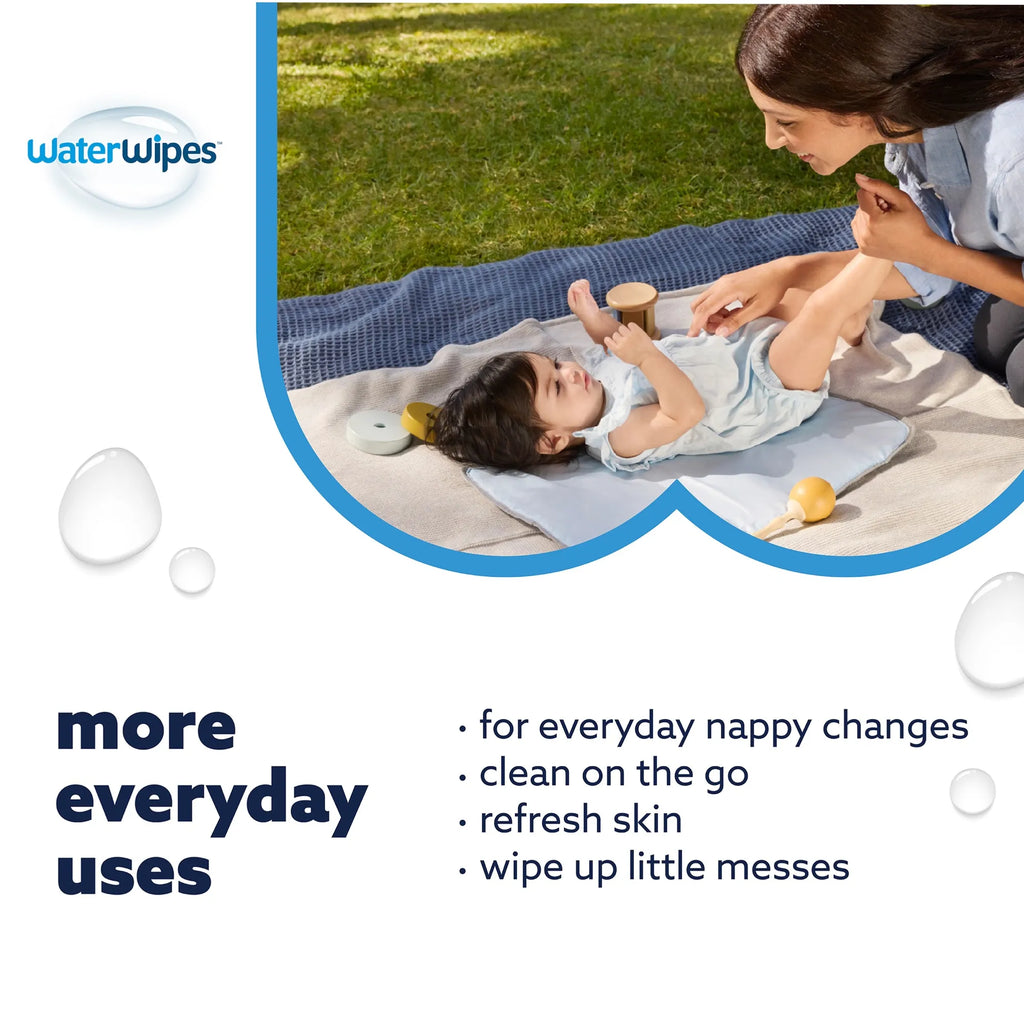WaterWipes Baby & Newborn Sensitive Wipes 60 Pack