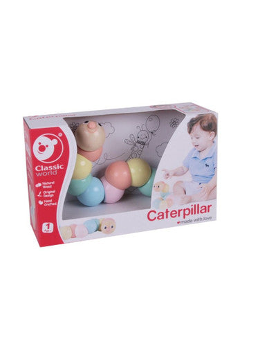 Caterpillar - Pastel Wooden Activity Toy