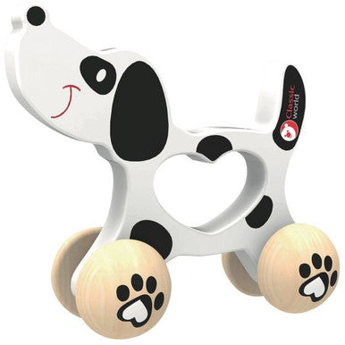 Wooden Doggy - Push-Along Toy