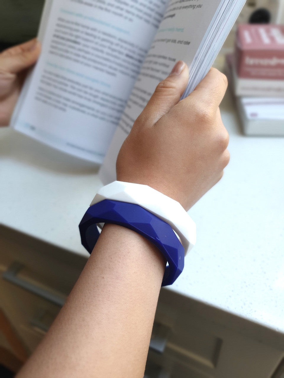 Chunky Silicone Teething Bangle by Breastmates