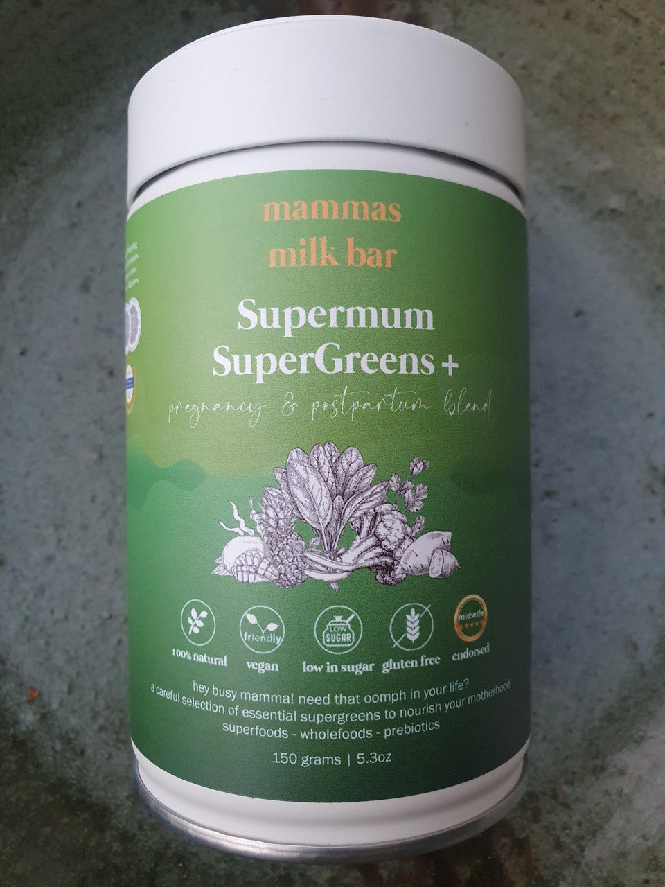 Mammas Milk Bar Supermum SuperGreens +
