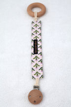 Wooden Pacifier Clips