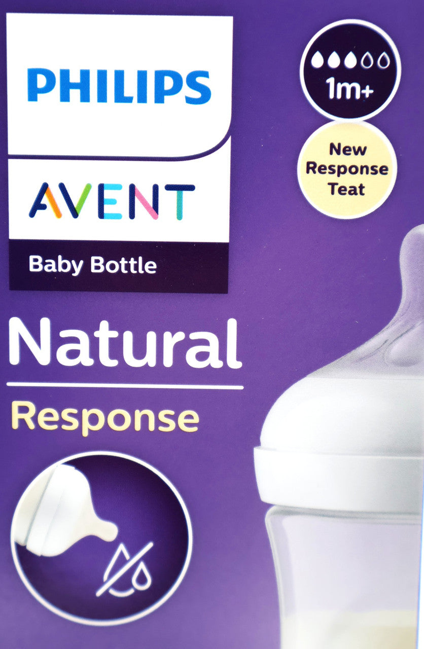 Avent Natural Response Bottle - 260mL Single