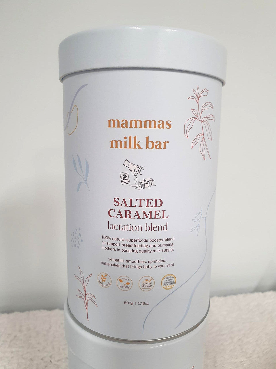 Mammas Milk Bar Lactation Blend Smoothie Salted Caramel
