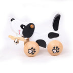 Wooden Pull Dog