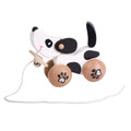 Wooden Pull Dog