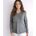 Abigail V neck sweat top