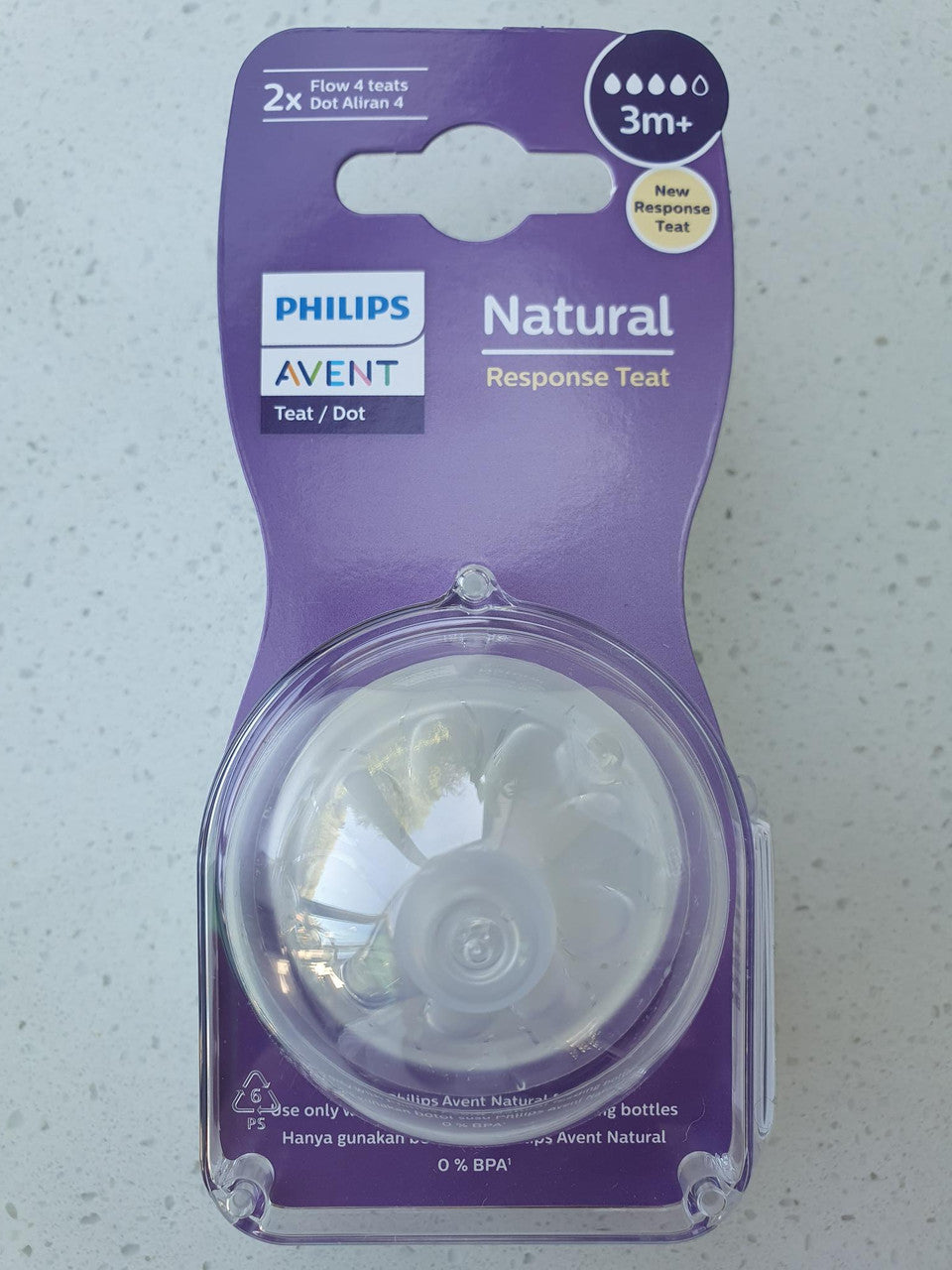 Avent Natural Response Teats 3 Months +