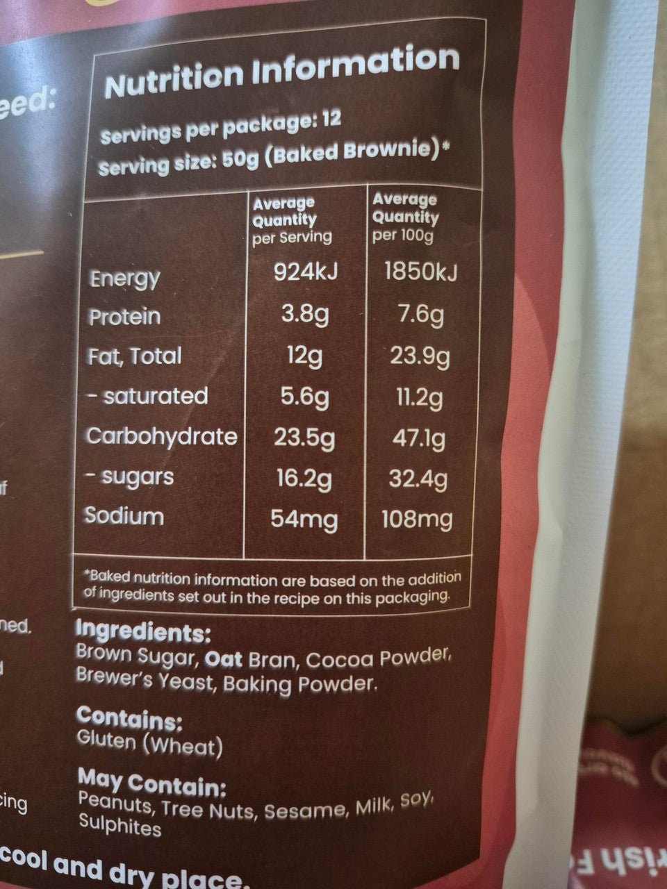 Lactation Brownie Mix - Liquid Gold