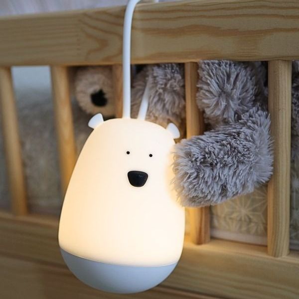 Bear Silicone Hanging Night Light with Remote Control
