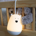 Bear Silicone Hanging Night Light with Remote Control