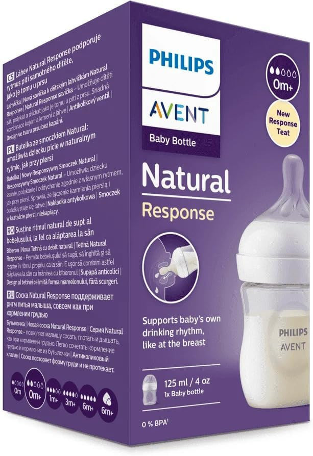 Avent Natural Response Bottle - 125mL Single