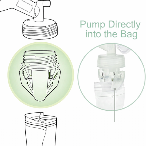 Breastmilk Storage Bag Adapter - 1PC