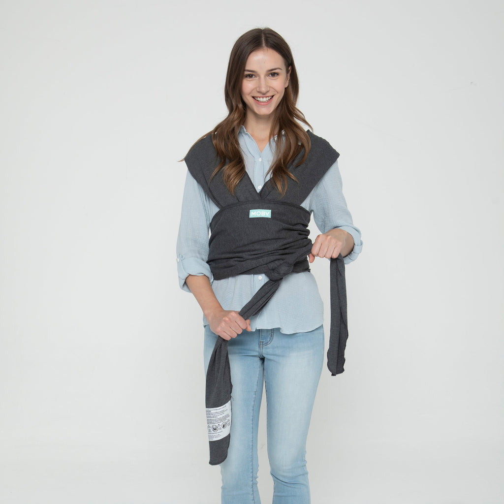 MOBY True Wrap Baby Carrier - Black Onyx