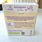 Swisspers Baby Cotton Tips Paper Stems 40 Pack