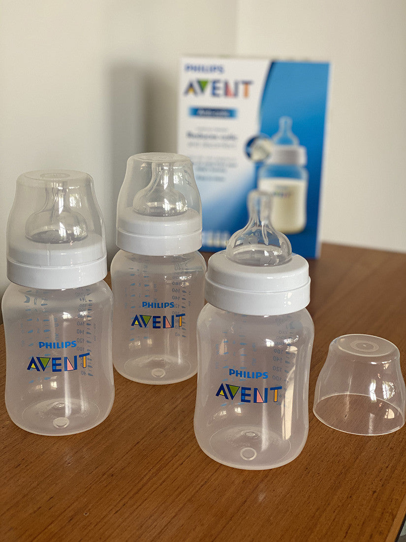 Avent Classic Bottles - 260ml Size - 3pk.    Anti Colic