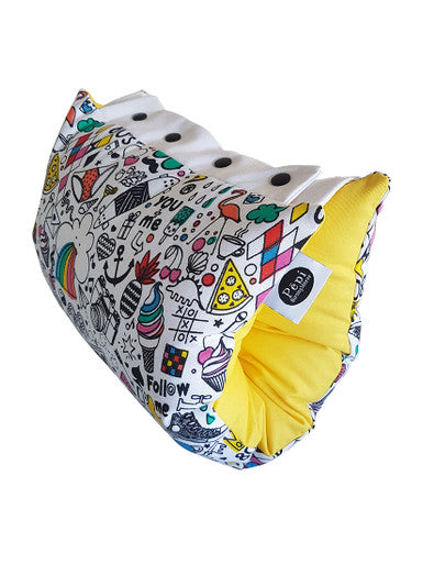 Portable Nursing Sleeve - Fun Yellow