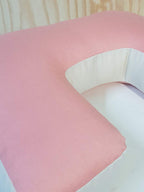 Goddess Linen Nursing Pillow - Pink