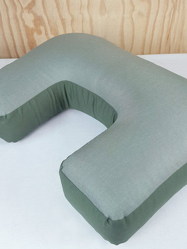 Goddess Linen Nursing Pillow - Sage