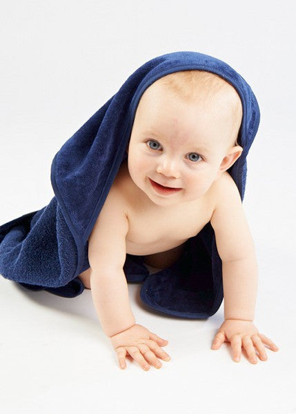 Hooded Baby Towel - Navy