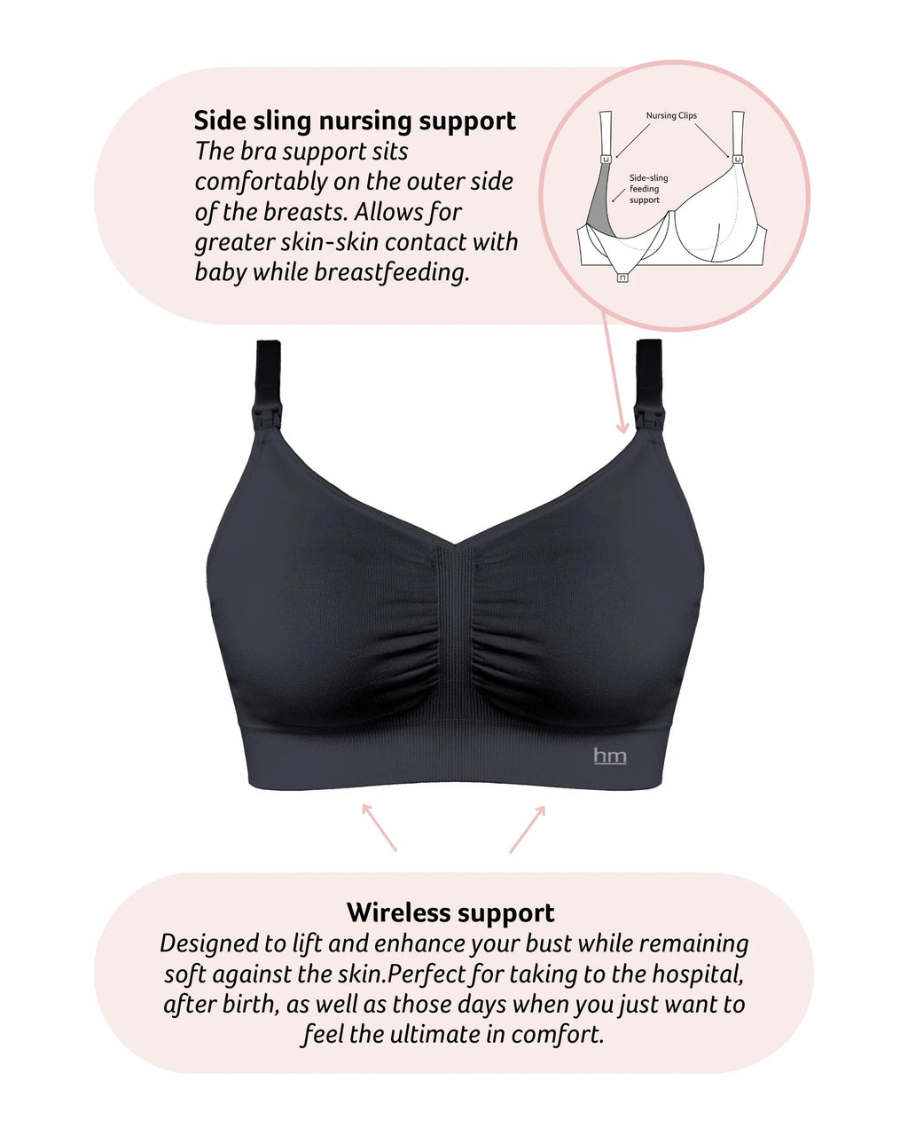 My Necessity FlexFit Nursing Bra - E - G Cup