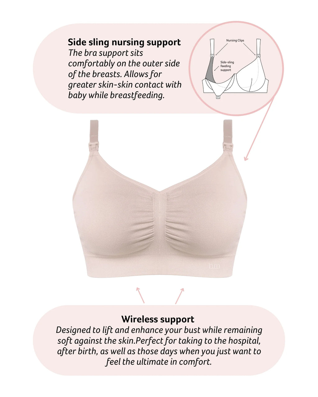 My Necessity FlexFit Nursing Bra - E - G Cup