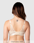 Warrior Plunge Nursing Bra - Ivory