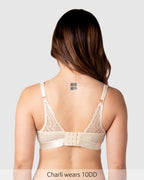 Warrior Plunge Nursing Bra - Ivory