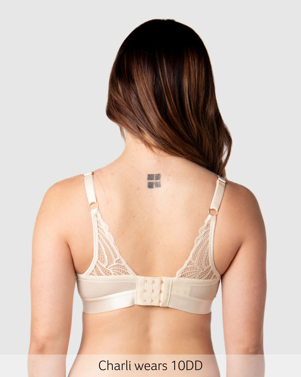 Warrior Plunge Nursing Bra - Ivory