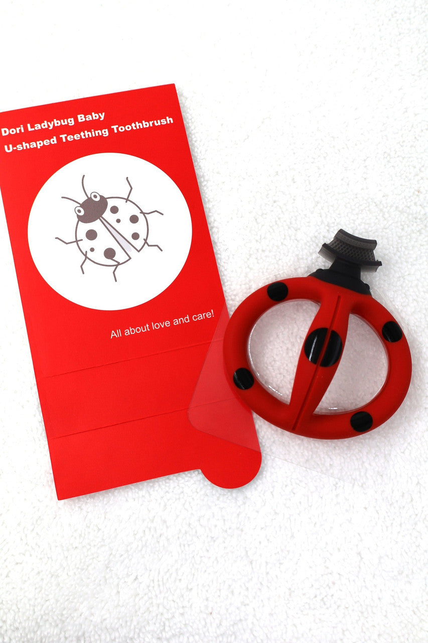 Dori Ladybug Baby U-shape Teething Toothbrush 3m+
