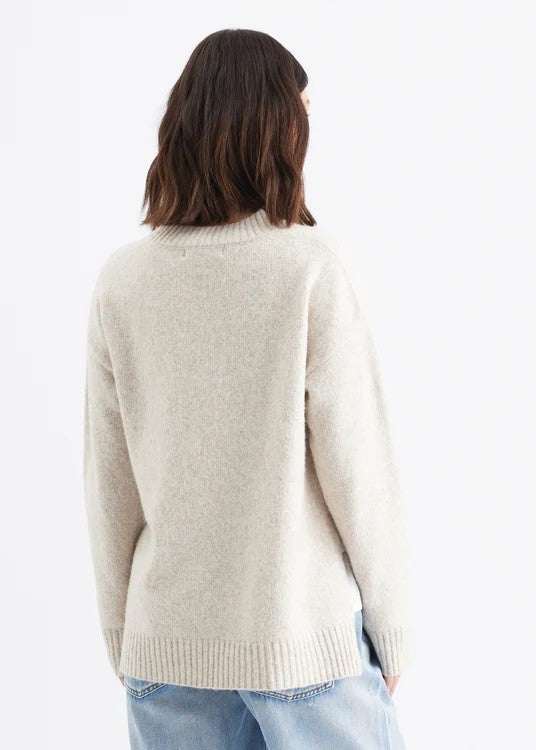 Vera Nursing Knit - Oat Marle