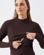 Nella Rib Nursing Knit Dress