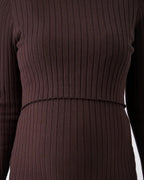 Nella Rib Nursing Knit Dress