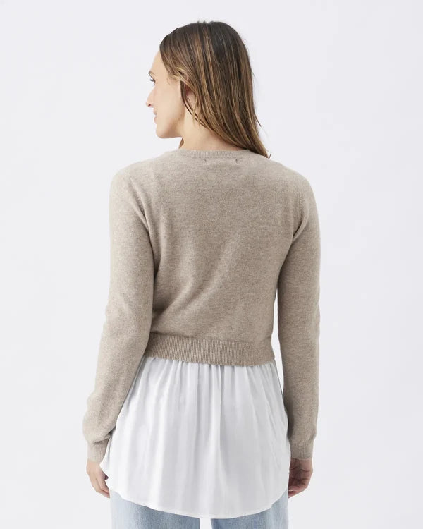 Sandy Detachable Nursing Knit - Latte