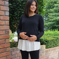 Nursing Knit (Cropped Jumper and Shirt)