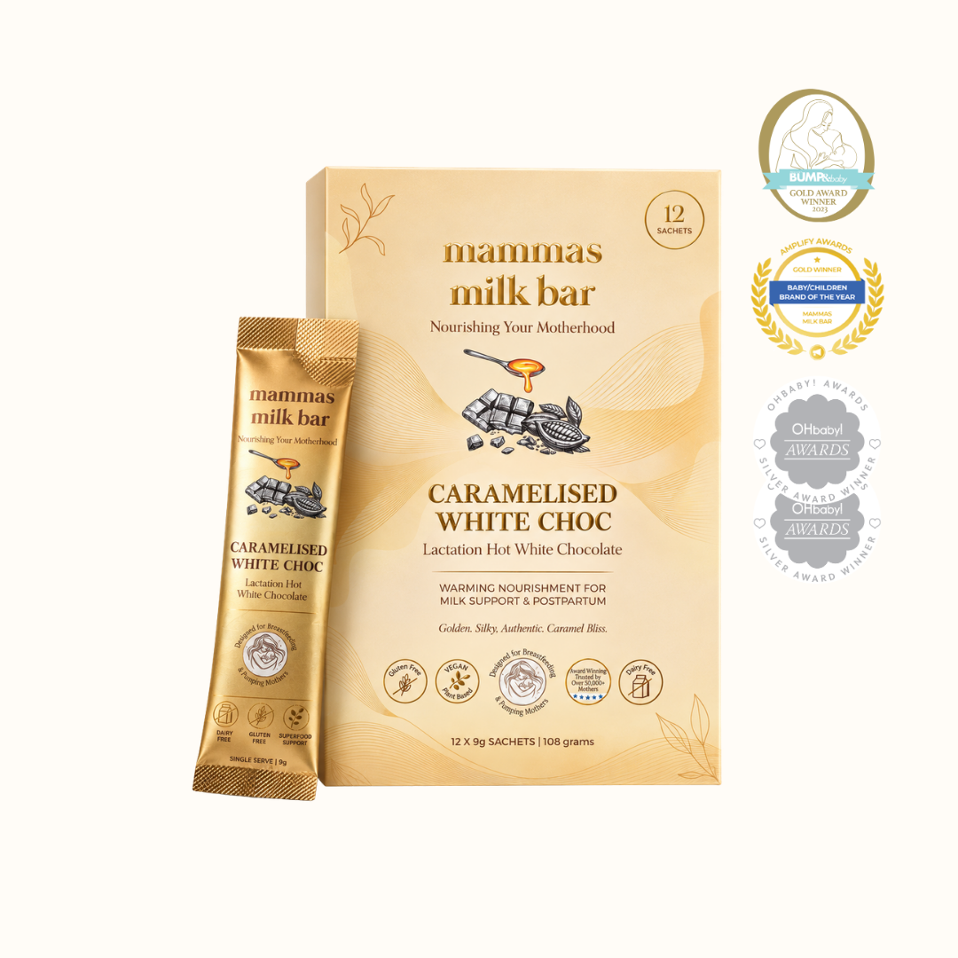 Lactation Caramelised White Hot Chocolate