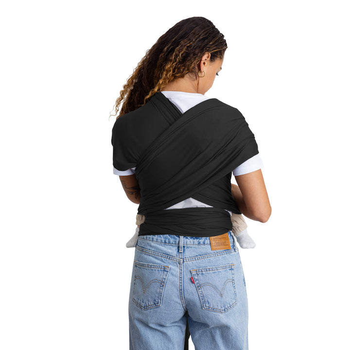MOBY True Wrap Baby Carrier - Black Onyx