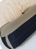 Goddess Linen Nursing Pillow - Black Moss