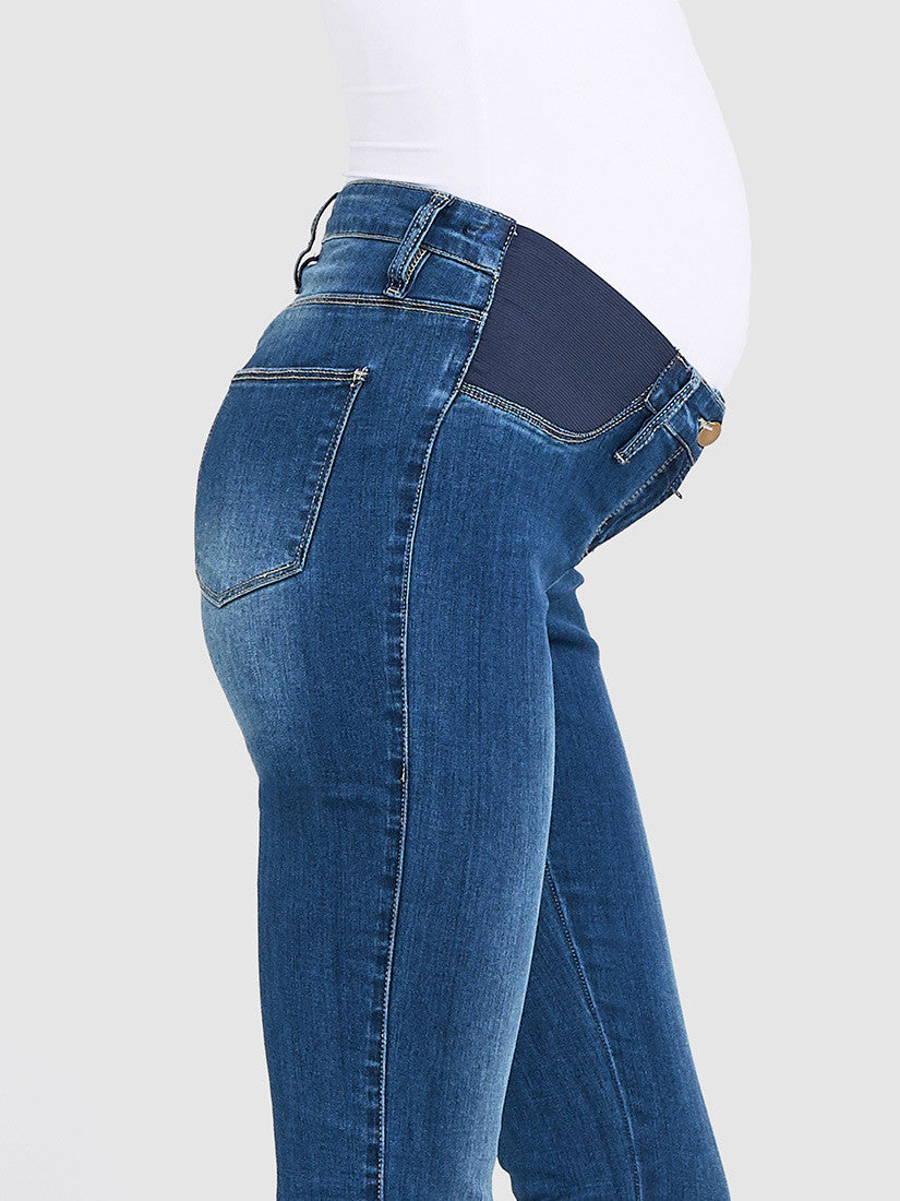 Maternity Jeggings - Washed Denim