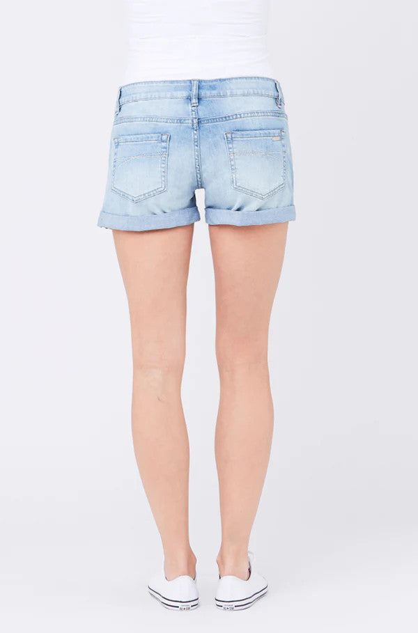 Denim Shorty Shorts by Ripe Maternity