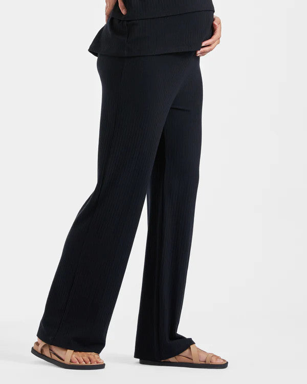 Cindy Rib Pants - Black