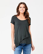 Lara Nursing Tee - Gravel