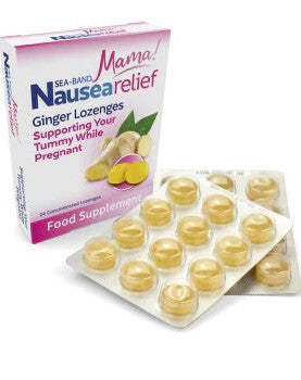 Sea Band Mama Anti-Nausea Ginger Lozenge 24's