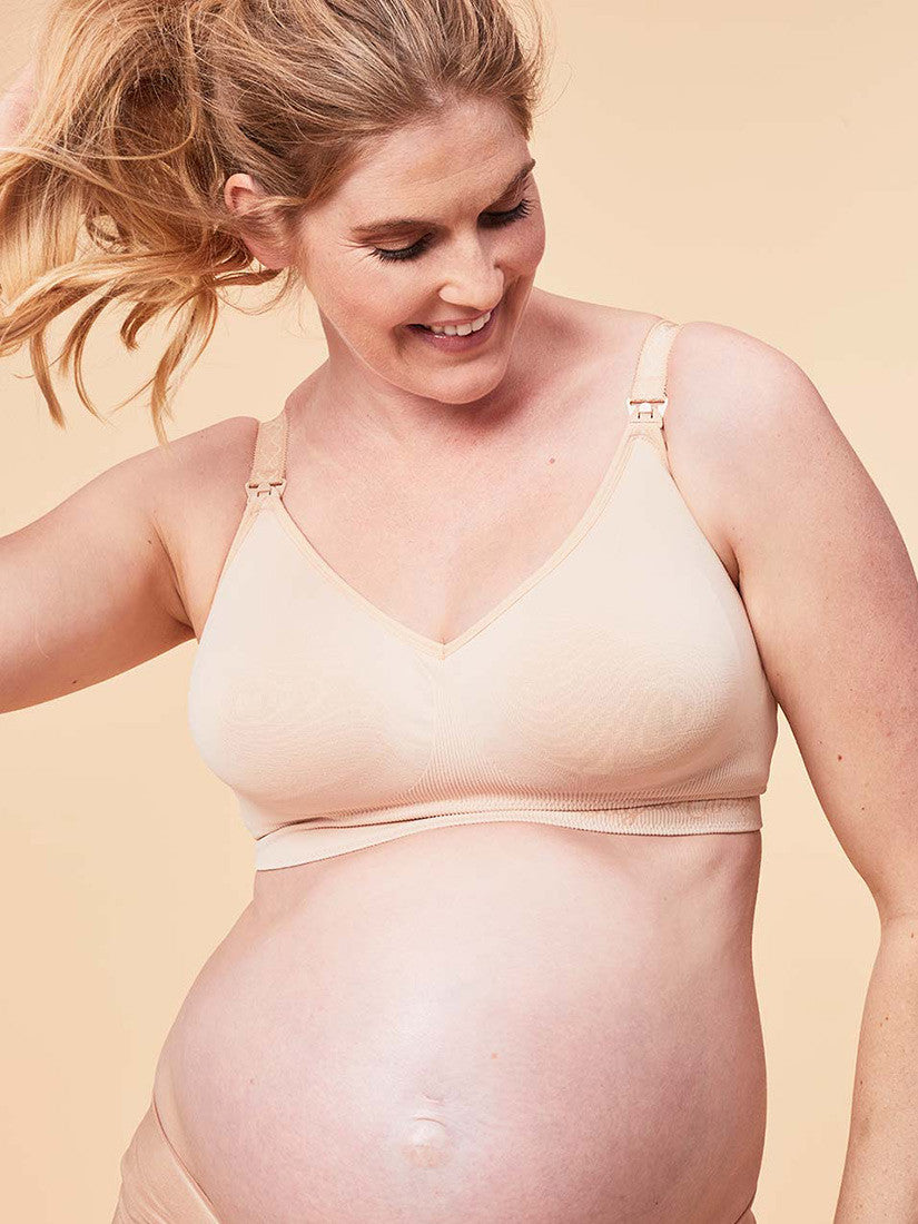 Fuller Bust Seamless Nursing Bra (F-H cups)- Nude by Cake Lingerie