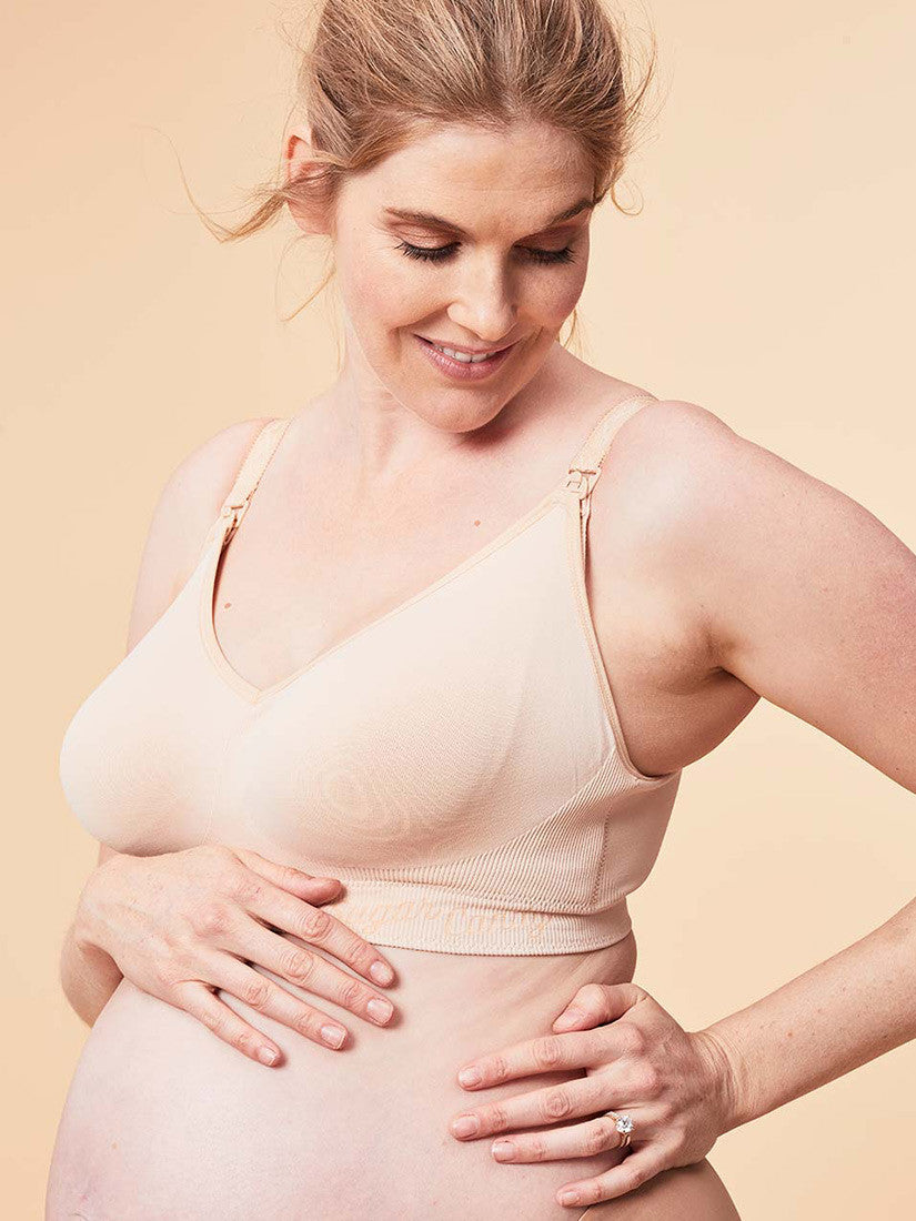 Fuller Bust Seamless Nursing Bra (F-H cups)- Nude by Cake Lingerie