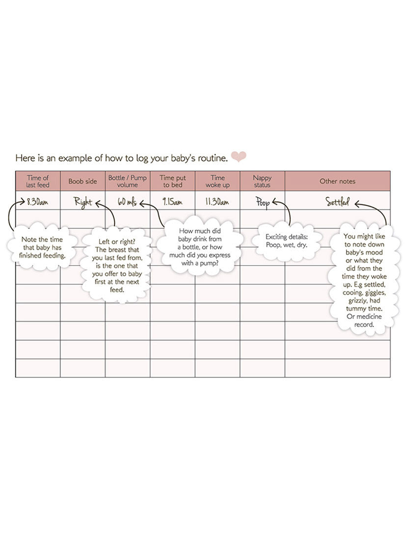 newborn logbook