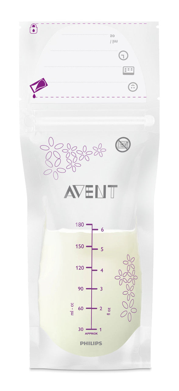 Breast Milk Storage Bags 180ml - 25 bags