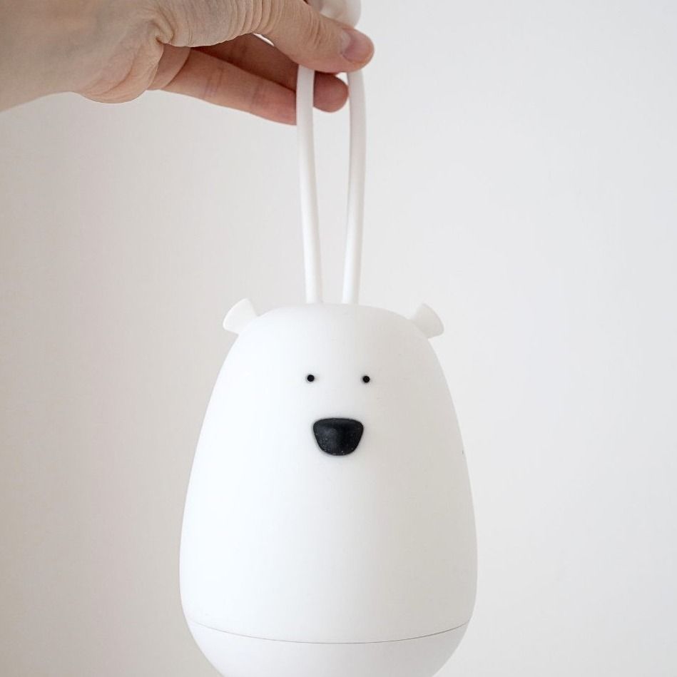 Bear Silicone Hanging Night Light with Remote Control