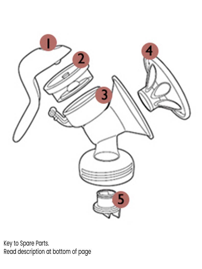 Unimom Silicone Diapraghm + stem for Mezzo