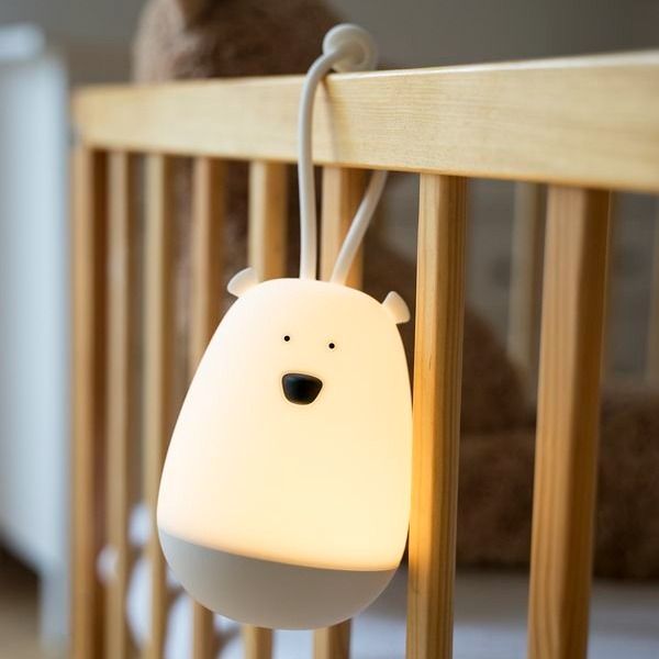 Bear Silicone Hanging Night Light with Remote Control